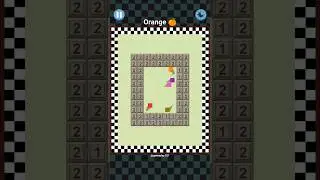 Who is the winner? 🏆 O for Orange 🍊 | Square Race Game Level 53 🎮 | @gameplay.521 #shorts