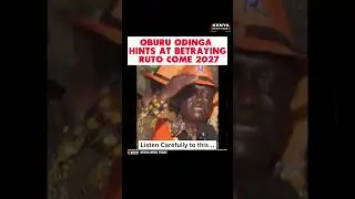 OBURU ODINGA HINTS AT BETRAYING RUTO COME 2027 #gachagua #ruto #kalonzomusyoka