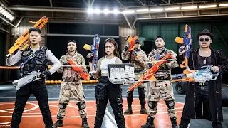 LTT Nerf War: герой SEAL X сражается с бандиткой, чтобы вернуть потерянное сокровище