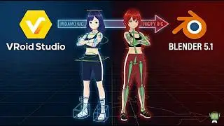 The Complete VRoid to Blender 5.1 Rigging Guide (Mixamo & Rigify)