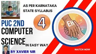 2nd PUC Computer Science | PU2 Chapter  1 | Exception Handling Part 4 | PU 2025 Exercise & Solution