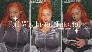 Ultimate Glue Down Full Wig Install Tutorial | Luvmehair Wig, Ericka J Products