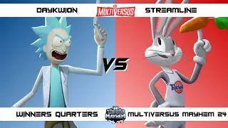 MultiVersus Mayhem 24 Winners Quarters Daykwion (Rick) vs Streamline (Bugs) MultiVersus Tournament
