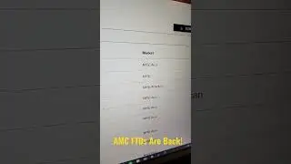 AMC Stock Is Back On The NYSEs Threshold Securities List The FTDs We Seen Last Run Up Are Back!