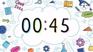 45 Second School Themed Classroom Timer
