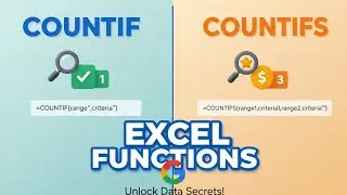 COUNTIF vs. COUNTIFS: The Google Sheets Trick to Count ANYTHING #googlesheets#study 