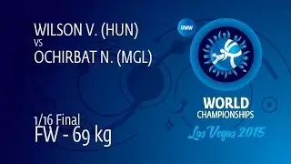 1/16 FW - 69 kg: N. OCHIRBAT (MGL) df. V. WILSON (HUN) by FALL, 13-0
