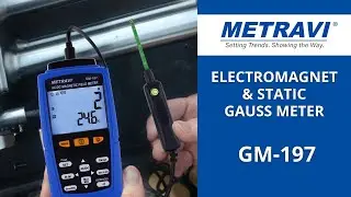 Metravi GM 197 Gauss Meter for both Static and Electromagnets
