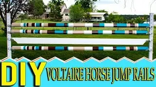 How To DIY Paint Your Own Voltaire Inspired Horse Jump Rails