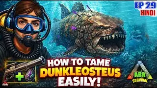 How to Tame Dunkleosteus Easily! | ARK Survival Evolved Hindi The Island Ep29 #ark
