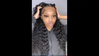 Hot HD Lace Wig Deep Curly Human Hair Bomb Style ft allovehair