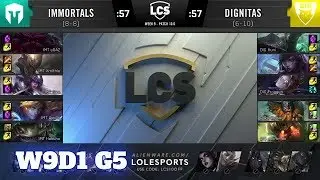 Immortals vs Dignitas | Week 9 Day 1 S10 LCS Spring 2020 | IMT vs DIG W9D1