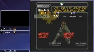 MMOM 154 SSBM -Mr.Lemon (Doc) Vs. Golden (C.Falcon) - Winners Round 4
