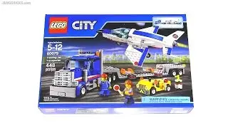 Built in 60 seconds: LEGO City Training Jet Transporter 60079