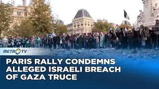 Protesters in Paris Say Israel Restricts Media Coverage of Gaza