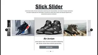 Responsive Slick Slider With Body Section Using Html Css & JQuery Plugin