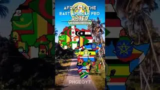 Africa if the East African Fed. united #geo #geoedit #geography #country #africa #map #eastafrica
