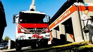 Nowy samochód  na 100 - lecie  OSP Pustynia