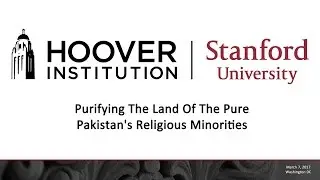 Purifying The Land Of The Pure: Pakistan's Religious Minorities