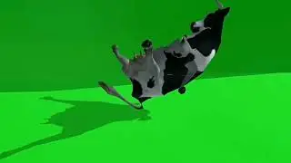 VACA DAN&Ccedil;ANDO BREAK (chroma key)