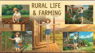 A Peaceful Morning of Gardening & Simple Living 🌿 | Ghibli-Style Animation