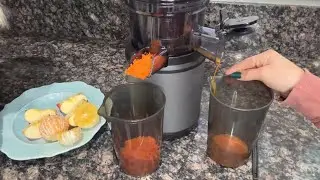 AMZCHEF Cold Press Juicer Machine – Slow Masticating Juicer with 6