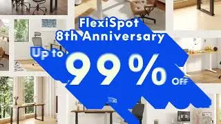 FlexiSpot 8th Anniversary &mdash; Up to 99% Off