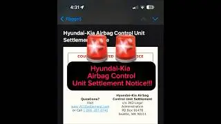 File now!! #Hyundai #kia #airbag #settlement #money #file #claim #notice #free #car #news
