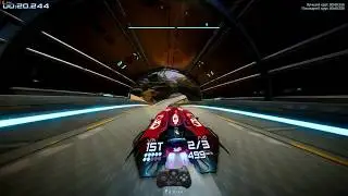 Antigraviator: Viper Trails. Gameplay. Три минуты полета.