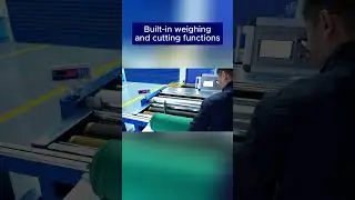 Can the fabric be cut and weighed during the relaxing process? That's cool!