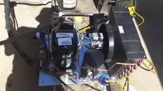 New condenser unit                                               #WalkInCoolerRepair