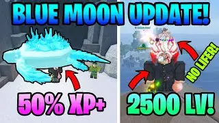 😱CATCHING ALL NEW SECRETS IN BLUE MOON UPDATE IN ROBLOX FISCH?!🌛💙I FINALLY OBTAINED MAX LEVEL!!!🤩😴