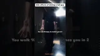 Side effects of dating a tall guy .. 😂