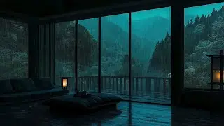 Soothing Rainy Day Vibes ⛈️ Heavy Rain on Window | Rain Sounds and Thunder for Sleep