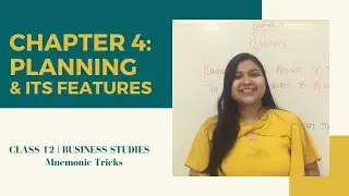 4.1 Planning| meaning| features| Class 12 | Business Studies | Easy way | Hindi