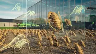 Inside China's Futuristic Locust Farms
