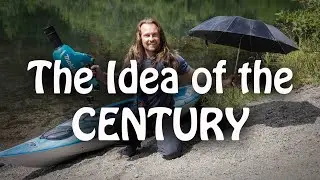 A kayak, a leaf blower and an umbrella. This is going to change the world...