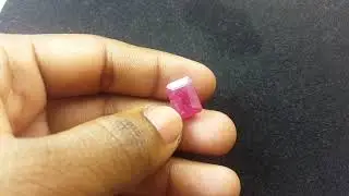 11.56 Carat Natural Pinkish Red Ruby Certificate No. 1304160406
