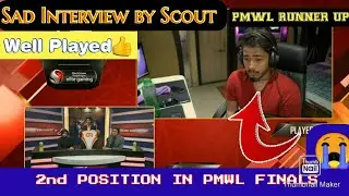 ScOut sad interview After 2nd posistion in PMWL EAST l OP performance by OR l ORscOut l India OP