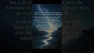 Celestial Ganga &mdash; the river of divine light 🌌✨#divineflow #mahadev #AkashGanga #vedic #celestial