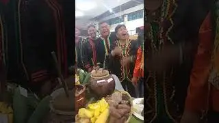 #drinking of original wine of Subanen tribe