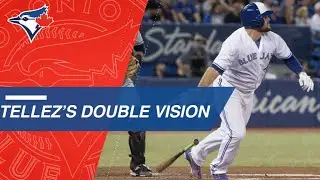 Rowdy Tellez's historic doubles streak in front of dad