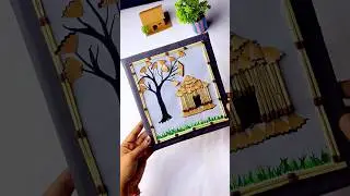 Beautiful Decorative Wall Art made from Pencil Shavings & Matchsticks ✨🏡
