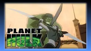 Hulk vs. The Red King.