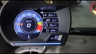 testing P6 obd2 gauge sa suzuki minivan da17v, plug and play, old and new model all goods with ECT