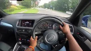 Audi Q5 2.0 TDI (190bhp) Quattro S Line Plus POV Day Test Drive 2016