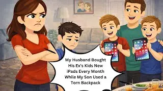 My Husband Bought His Ex’s Kids New iPads Every Month While My Son Used a Torn Backpack
