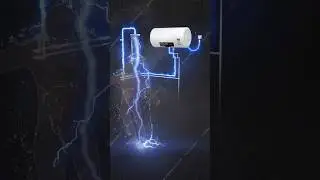 Electric Shock Death ⚡ By Water Heater #shorts #3danimation