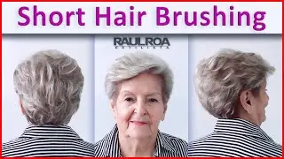 Short Hair Brushing RAUL ROA ESTILISTA in English