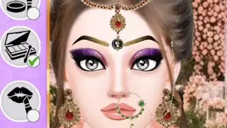 ASMR Bridal Makeup for Brown Girls | Glowing Skin | Relaxing Sounds